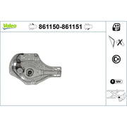 Valeo Electric Window Regulator Lifter Left Front 861150