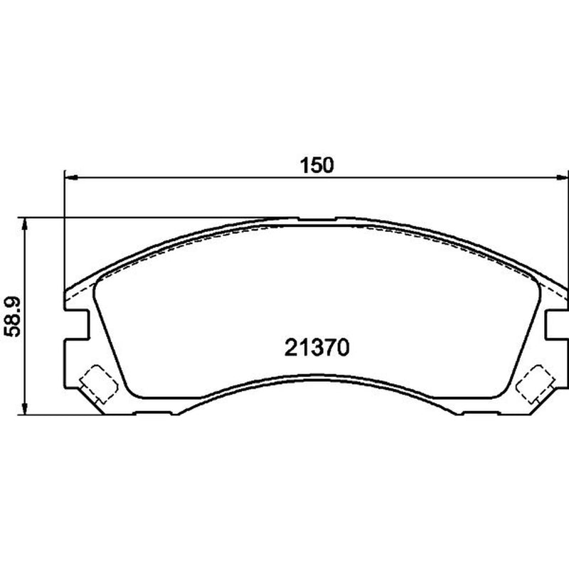 Mintex Front Brake Pad Set MDB2174