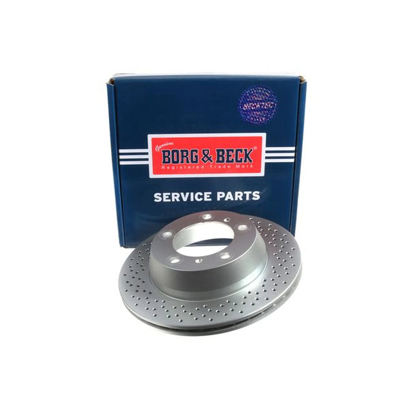 Borg & Beck 2 x / Rear Brake Discs BBD6032S-x2