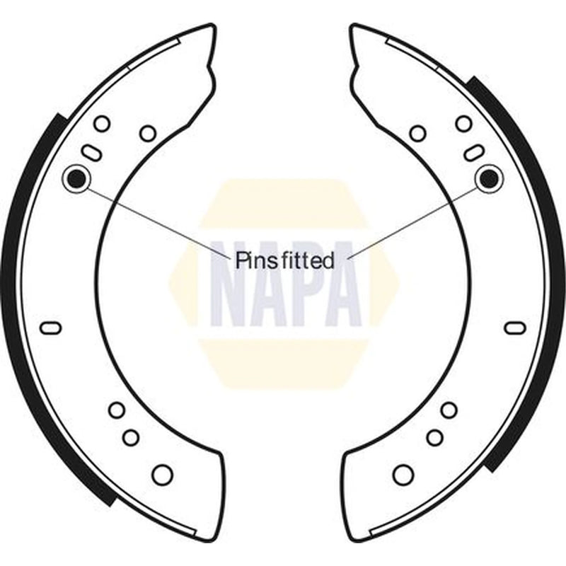 NAPA Brake Shoe Set Axle Kit NBS1004