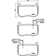 DON Front Brake Pad Set PCP2091