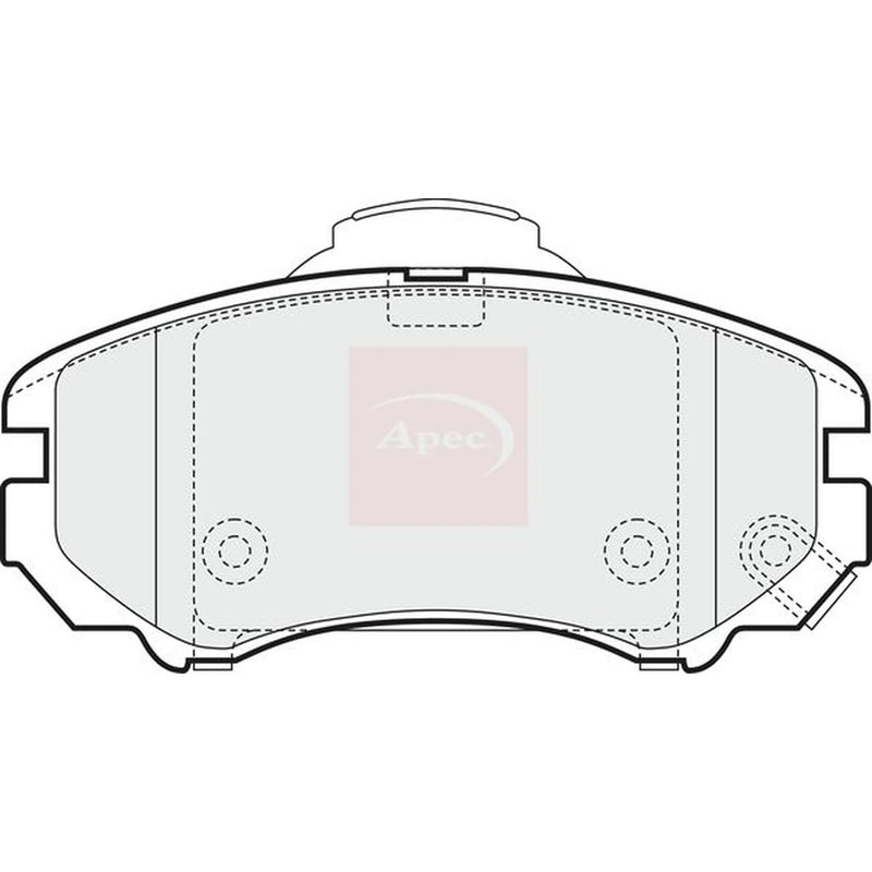 Apec Front Brake Pad Set PAD1451