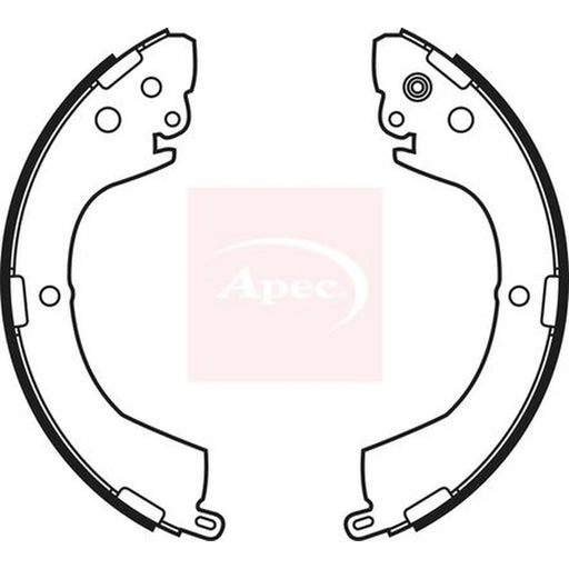 Apec Brake Shoe Set Axle Kit SHU575