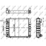 NRF Engine Radiator 50477