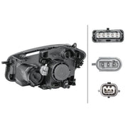 Hella Headlight Headlamp D1S/H7 Right 1EL 010 335-261