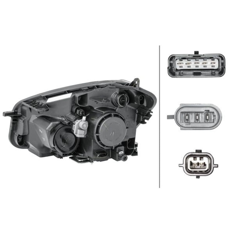 Hella Headlight Headlamp D1S/H7 Right 1EL 010 335-261
