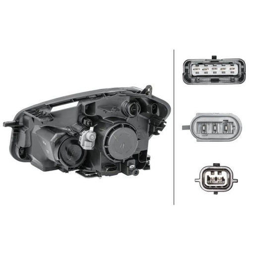 Hella Headlight Headlamp D1S/H7 Right 1EL 010 335-261