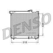 Denso Engine Radiator fits Suzuki Grand Vitara I 1998-2005 2.0