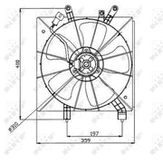 NRF Engine Cooling Fan 47043