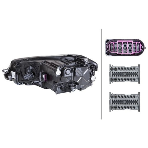 Hella Headlight Headlamp LED Right 1ZX 013 924-221