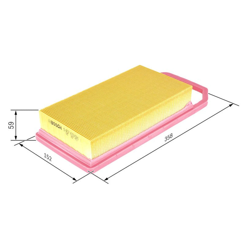 Bosch Engine Air Filter 1 457 433 591