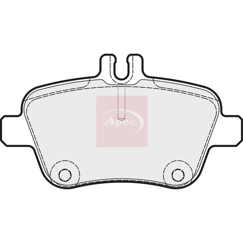Apec Rear Brake Pad Set PAD1851