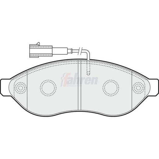 Fahren Front Brake Pad Set FBP3354