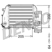 Denso Intercooler (Charge Air Cooler) Left DIT02024