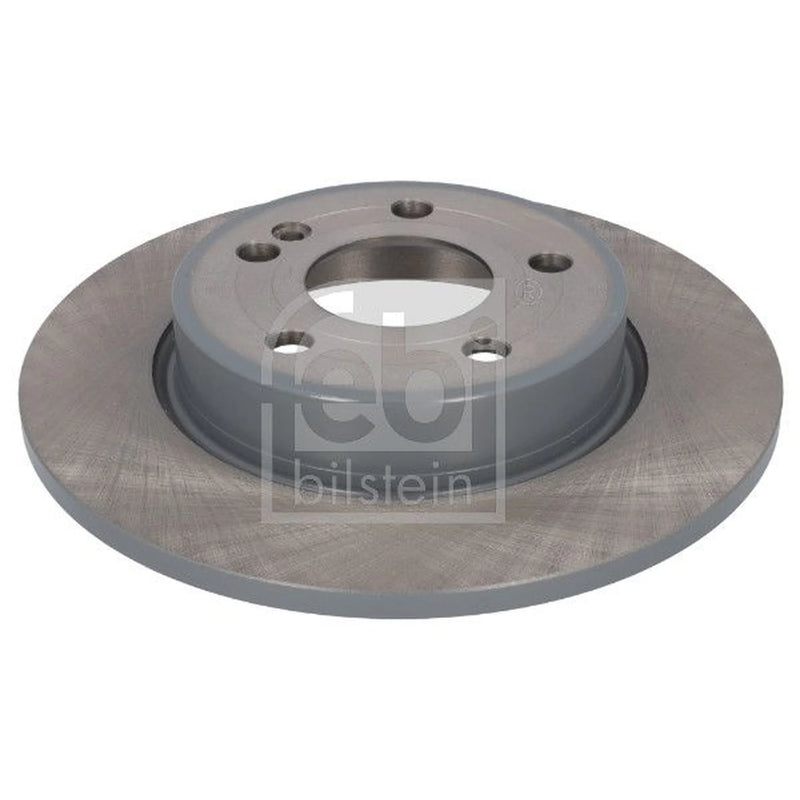 Febi 2 x Solid Rear Brake Discs 107512-x2