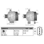 Denso Car Alternator 12V