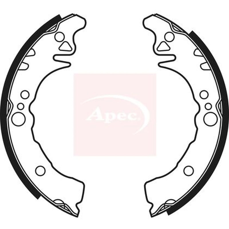 Apec Brake Shoe Set Axle Kit SHU687