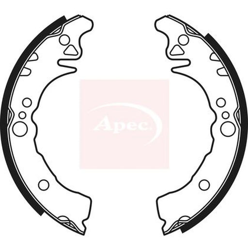 Apec Brake Shoe Set Axle Kit SHU687