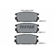 Textar Rear Brake Pad Set 2381301