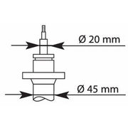 KYB Shock Absorber Damper Strut Front 363500