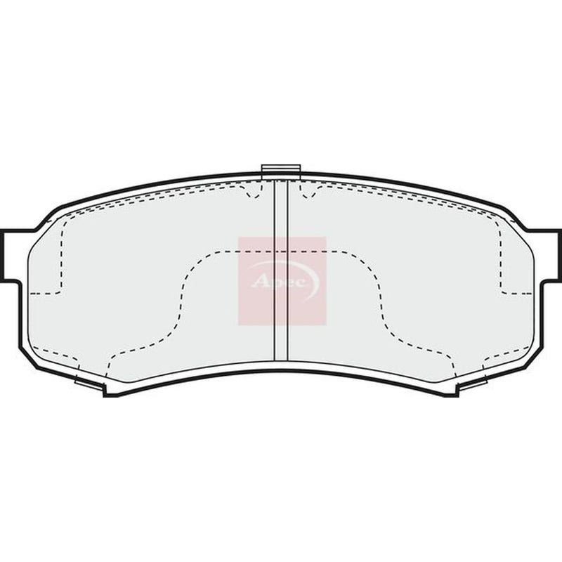 Apec Rear Brake Pad Set PAD822