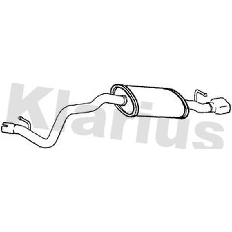 Klarius Box With Tail Pipe Rear BM507B