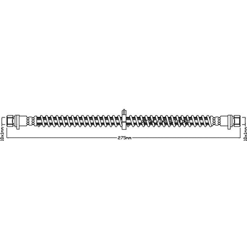 Abtex Brake Hydraulic Hose Line Right ABH1084