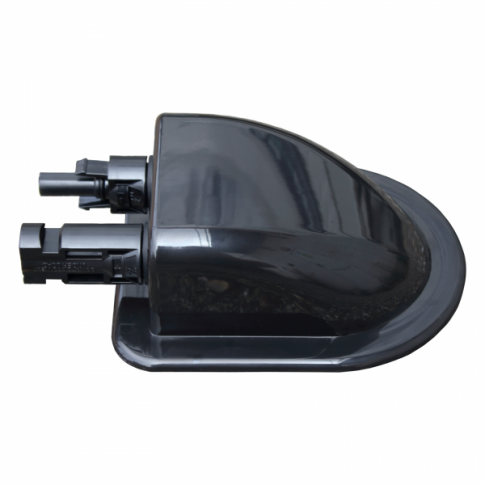 Photonic Universe Waterproof black double cable entry gland for T4 connectors - Dyna-mo Solar - Van Life Living