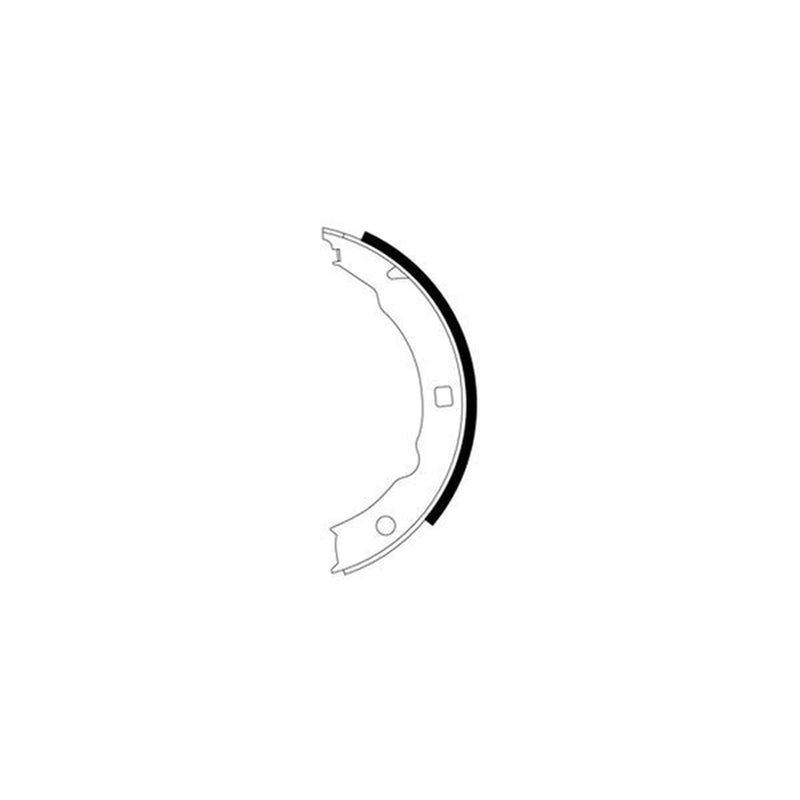 Textar Parking Brake Shoe Set 91054800