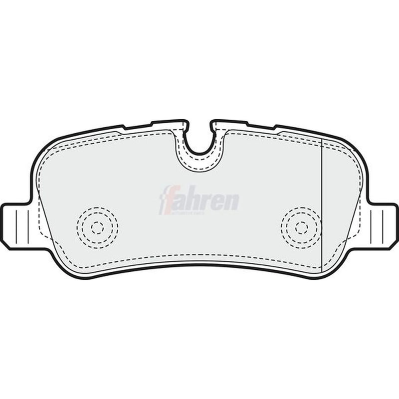 Fahren Rear Brake Solid Discs & Pads fits Land Rover Range Rover 2002-2012 3.0