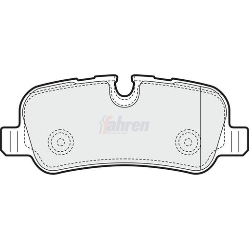Fahren Rear Brake Pad Set FBP3086