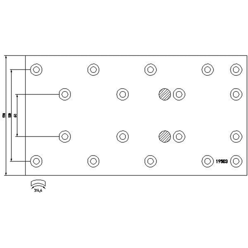 DON Don Cv Brake Lining Set PB221S7121