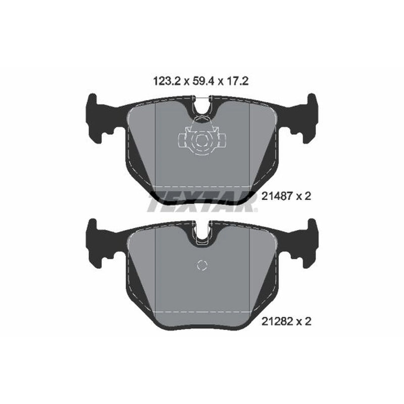 Textar Rear Brake Pad Set 2148703