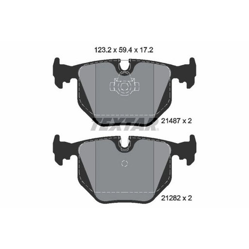 Textar Rear Brake Pad Set 2148703