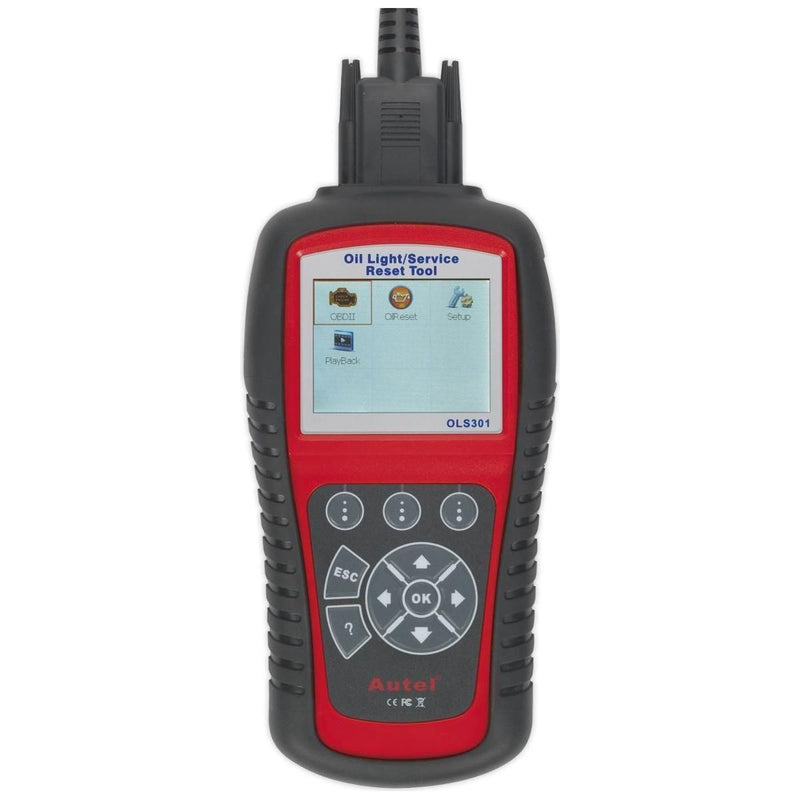 Sealey Autel EOBD Code Reader Oil & Service Reset Tool OLS301 Sealey  - Town Parts