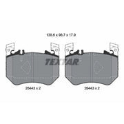 Textar Front Brake Pad Set 2644301