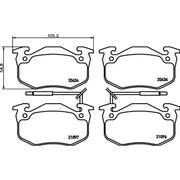Mintex Front Brake Pad Set MDB1331