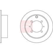 Apec 2 x Solid Rear Brake Discs DSK2045-x2