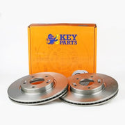Key Parts 2 x Vented Front Brake Discs KBD5278-x2
