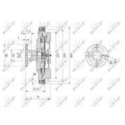 NRF Radiator Fan Clutch 49580