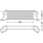 Denso Intercooler (Charge Air Cooler) fits Iveco Daily V 2011-2014