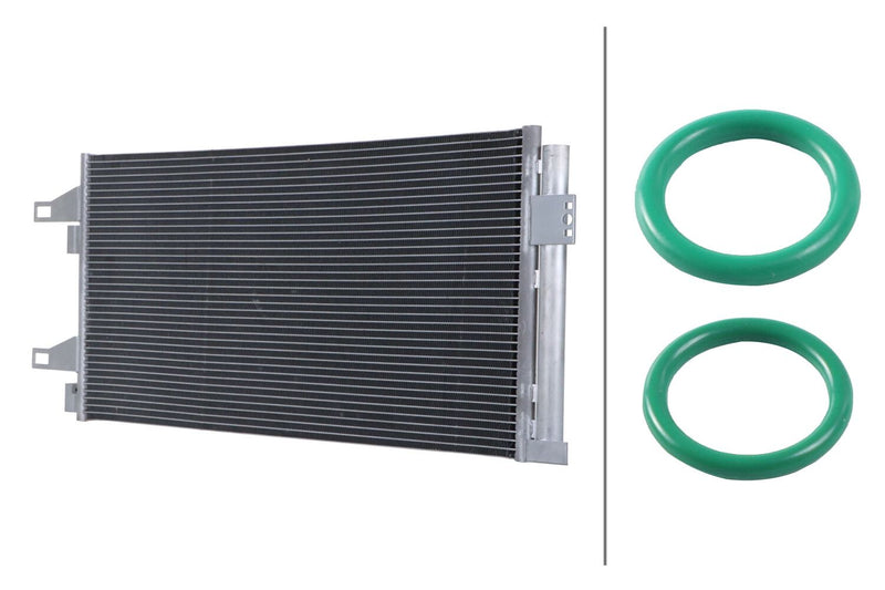 Hella 8FC 366 220-571 Condenser, air conditioning