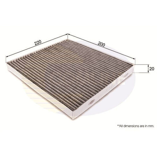 Comline Cabin Air Filter (Pollen Filter) EKF187A