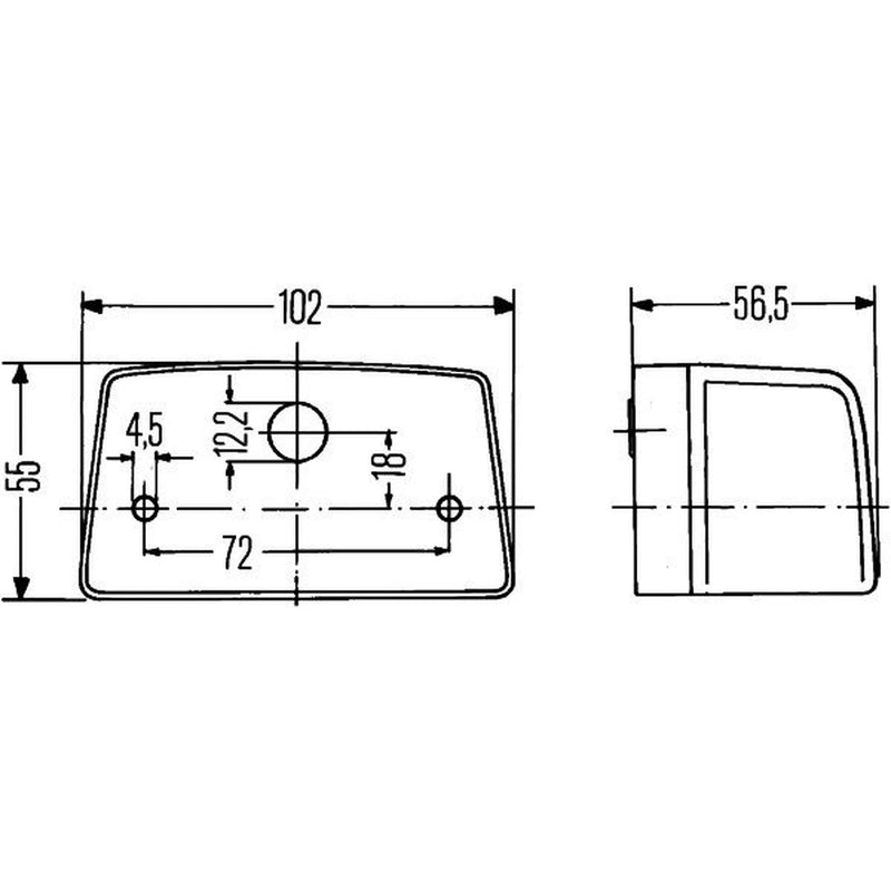 Hella Licence Plate Light / Lamp R10W 2KA 998 523-131