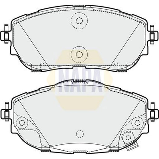 NAPA Front Brake Pad Set NBP1183