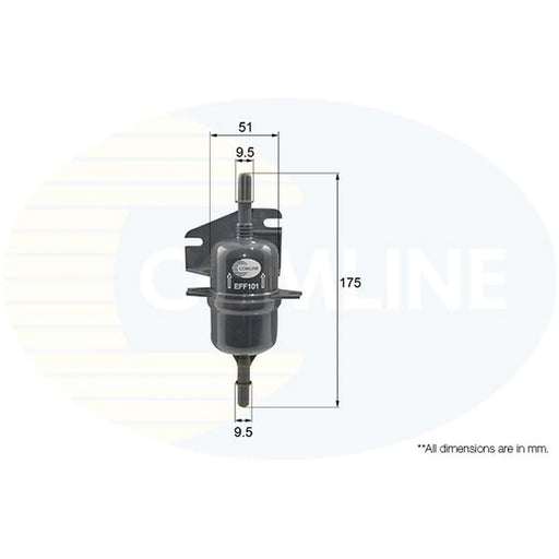Comline Fuel Filter Element EFF101