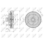 NRF Radiator Fan Clutch 49611