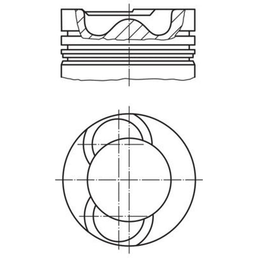 Mahle Piston Cylinder Bore = 115mm 061 62 00