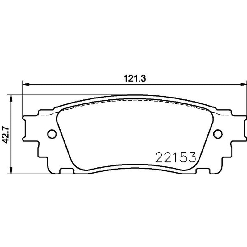 Mintex Rear Brake Pad Set MDB3787