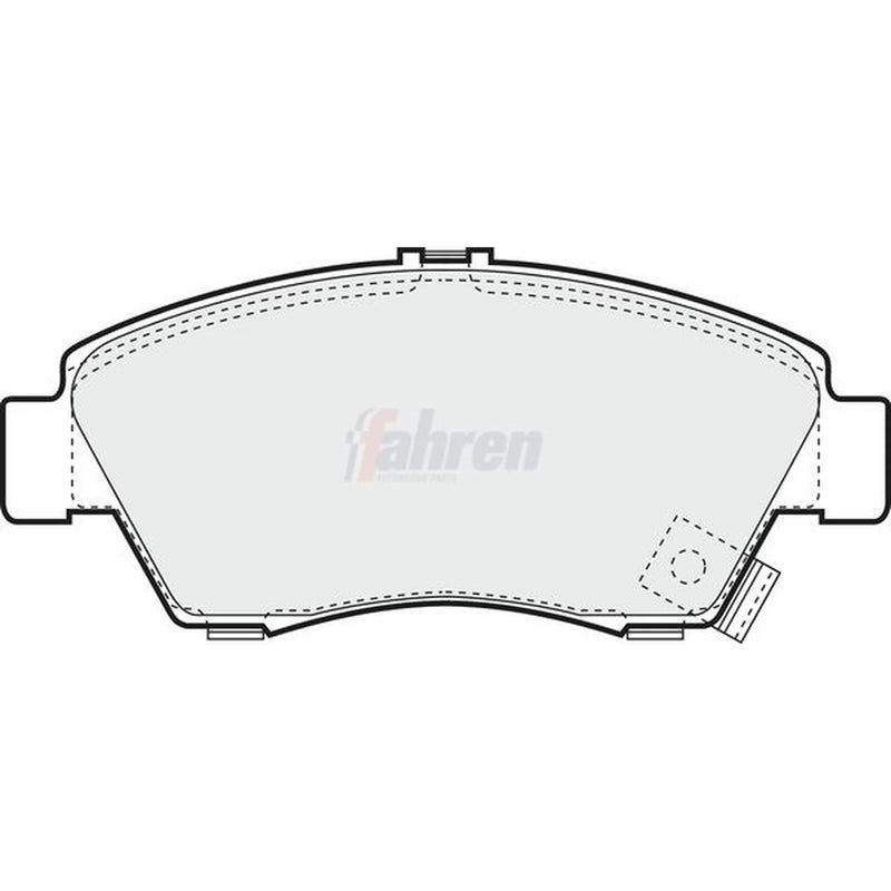 Fahren Front Brake Pad Set fits Honda Civic 1991-1996 1.6